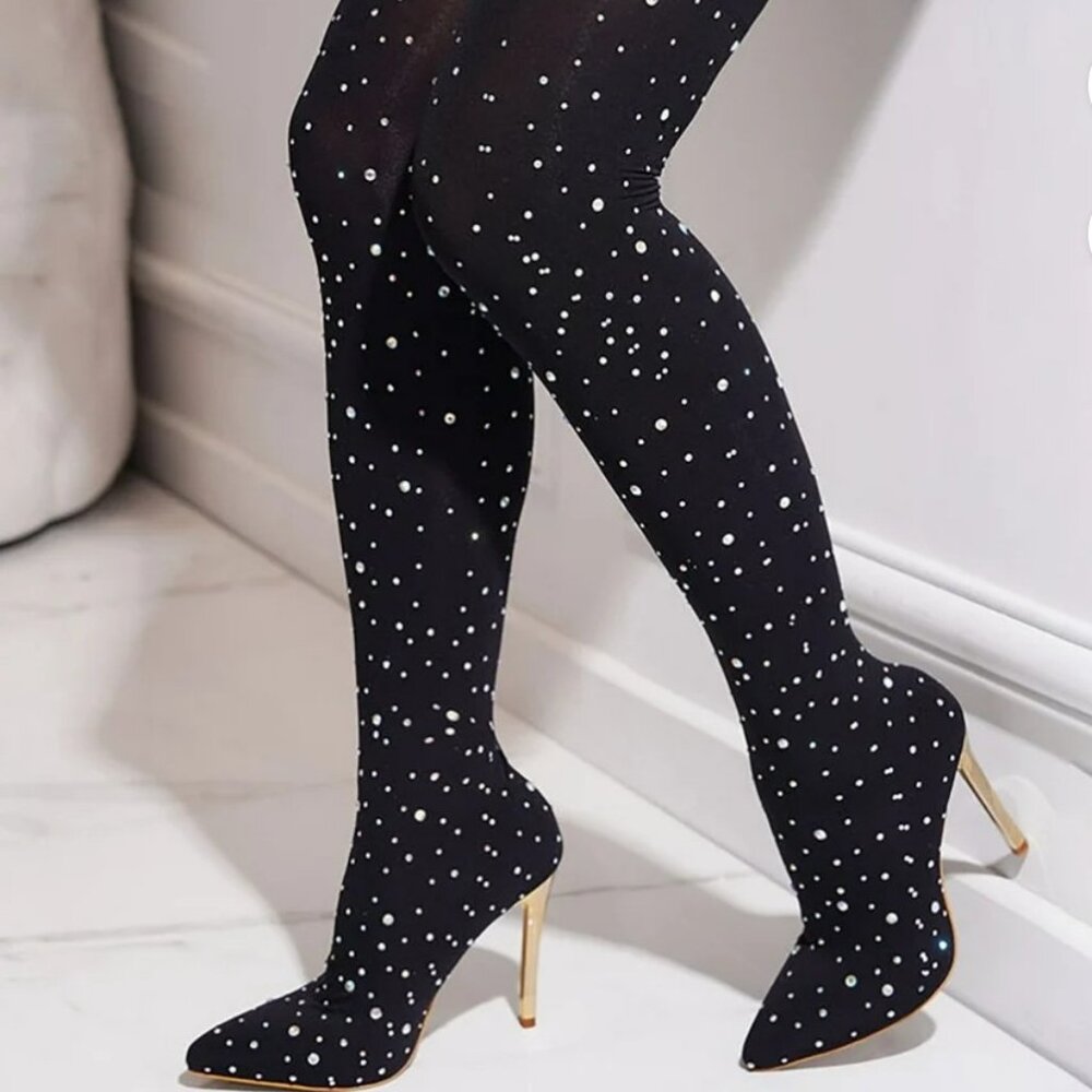 Above the knee stilettos